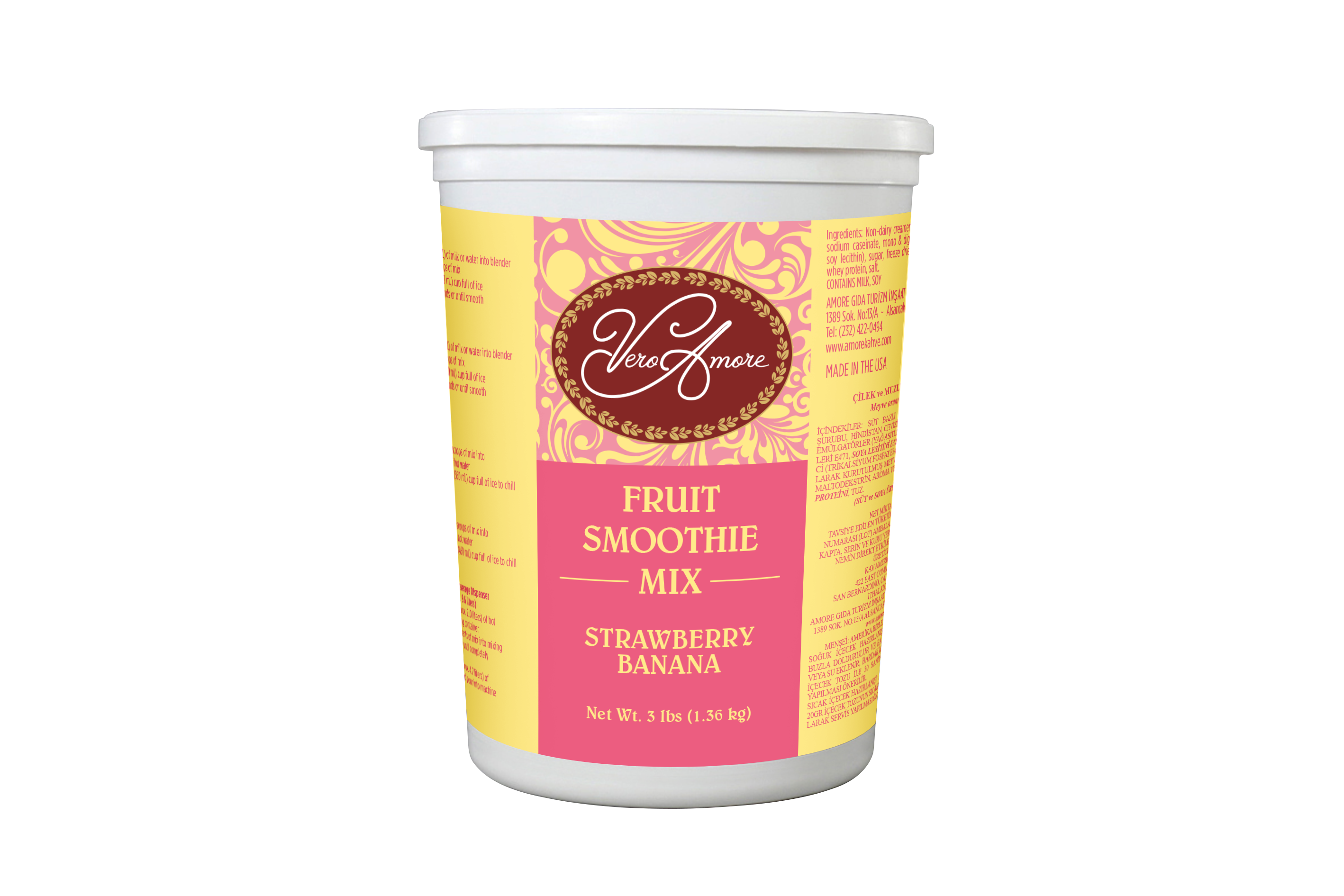 STRAWBERRY BANANA SMOOTHIE 1360GR 